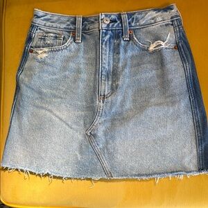 Abercrombie & Fitch Vintage A-Line Denim Skirt